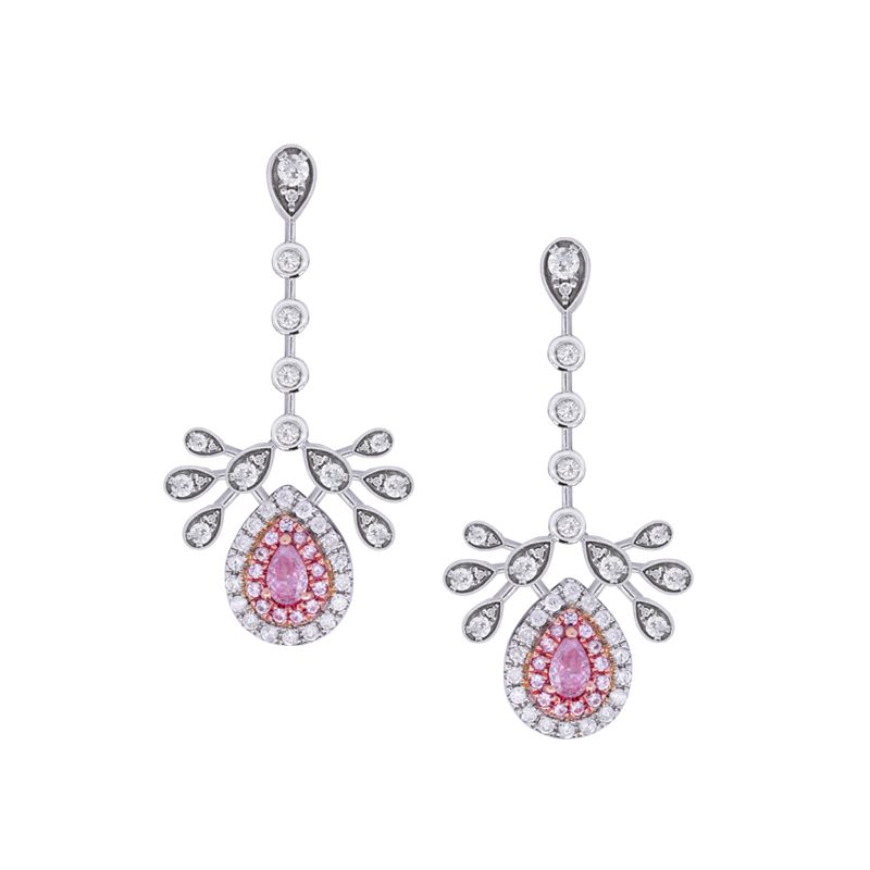 Ara Pink Diamond Earrings